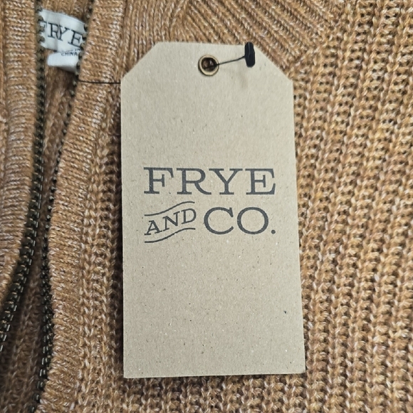 Mens Mock Neck Long Sleeve Pullover Sweater | Frye and Co. | X Large - Picture 8 of 11